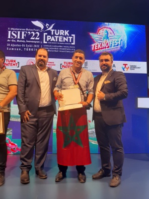 Le Maroc rafle deux Médailles d’or, une silver et le grand prix au Salon International des Inventions d’Istanbul ISIF’22 Le Maroc rafle deux Médailles d’or, une silver et le grand prix au Salon International des Inventions d’Istanbul ISIF’22