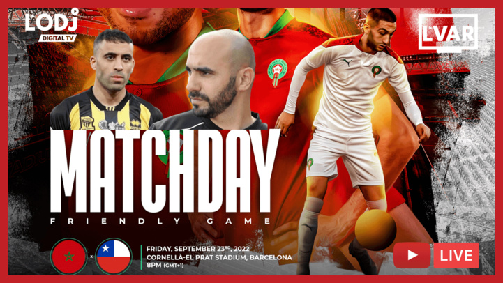 برنامج الڨار : شاهد مباراة المنتخب الوطني منتخب الشيلي وديا إستعدادا لكأس العالم قطر 2022