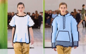 Fashion Week de Paris : des vêtements pixélisés à la Minecraft font forte impression