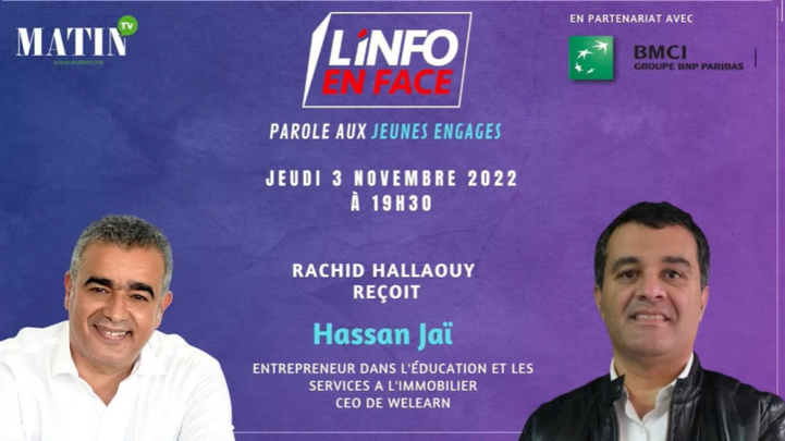 L'Info en Face spécial jeunes engagés avec Hassan Jaï L'Info en Face spécial jeunes engagés avec Hassan Jaï