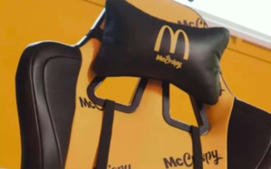 McCrispy : McDonald’s lance une chaise gaming qui peut chauffer les burgers