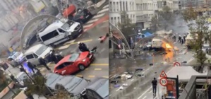 Violences à Bruxelles après la victoire du Maroc contre la Belgique Violences à Bruxelles après la victoire du Maroc contre la Belgique