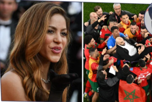 Shakira félicite l’équipe de football du Maroc Shakira félicite l’équipe de football du Maroc