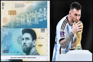 Messi sur les billets de banque en Argentine !