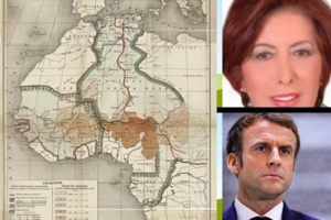 Carte de l'Afrique française au debut du XIXème siècle Carte de l'Afrique française au debut du XIXème siècle