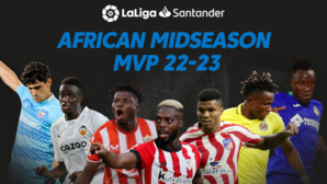 Liga : 6 Lions de l'Atlas nommés pour le trophée du MVP africain de mi-saison Liga : 6 Lions de l'Atlas nommés pour le trophée du MVP africain de mi-saison