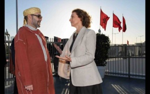 Audrey Azoulay met en avant l'engagement de Sa Majesté le Roi pour renforcer la coopération entre le Maroc et l'UNESCO Audrey Azoulay met en avant l'engagement de Sa Majesté le Roi pour renforcer la coopération entre le Maroc et l'UNESCO