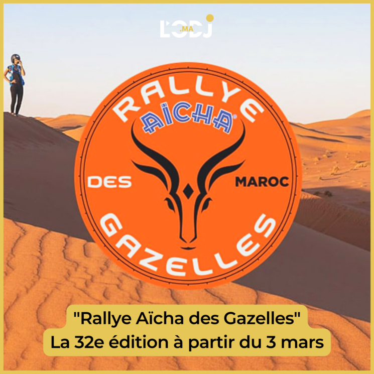 "Rallye Aïcha des Gazelles" la 32e édition à partir du 3 mars "Rallye Aïcha des Gazelles" la 32e édition à partir du 3 mars