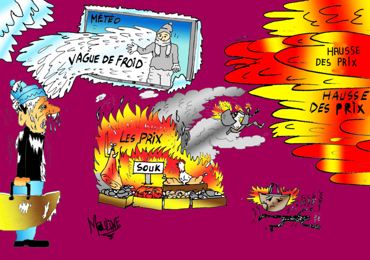 Caricature Réalisée par Mohammed Yassir Mouline Caricature Réalisée par Mohammed Yassir Mouline