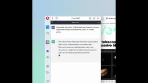 ChatGPT débarque sur le navigateur Opera ChatGPT débarque sur le navigateur Opera