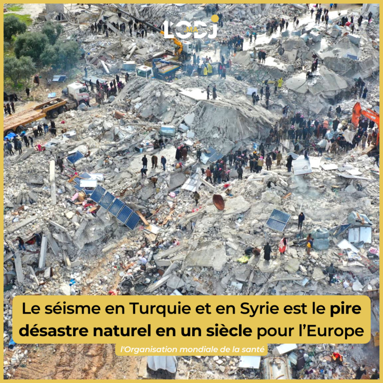 Le séisme en Turquie et en Syrie est le pire désastre naturel en un siècle pour l’Europe Le séisme en Turquie et en Syrie est le pire désastre naturel en un siècle pour l’Europe