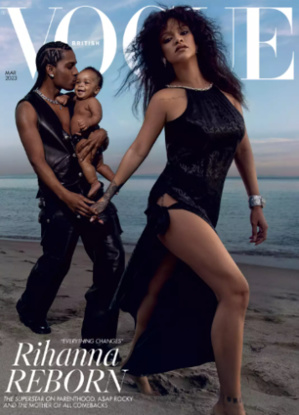 La couverture du Vogue UK, mettant en vedette le bébé de Rihanna, fait sensation La couverture du Vogue UK, mettant en vedette le bébé de Rihanna, fait sensation