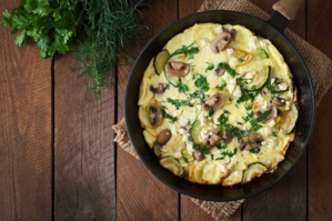Frittata aux champignons Frittata aux champignons
