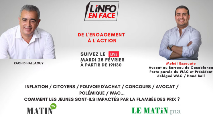 L’info en face avec Mehdi Ezzouate L’info en face avec Mehdi Ezzouate