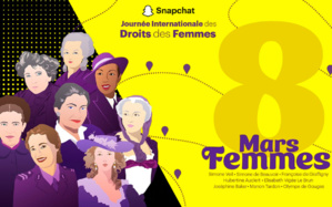 Snapchat utilise la réalité augmentée pour célébrer la journée de la femme