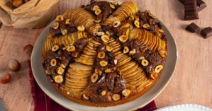 Gâteau au chocolat, poires et noisettes Gâteau au chocolat, poires et noisettes