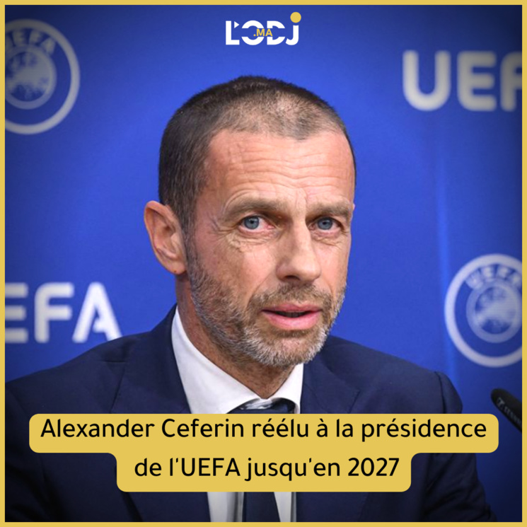Alexander Ceferin réélu à la présidence de l'UEFA jusqu'en 2027