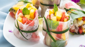 Rouleaux de printemps aux fruits