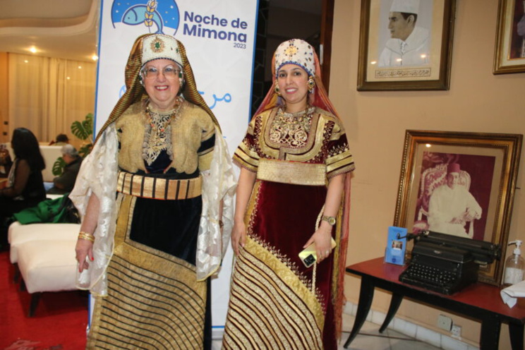 Des femmes marocaines juives qui fêtent la Mimouna à Tanger