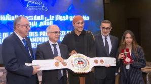 Boxe : cérémonie en l'honneur de la championne Khadija El Mardi Boxe : cérémonie en l'honneur de la championne Khadija El Mardi