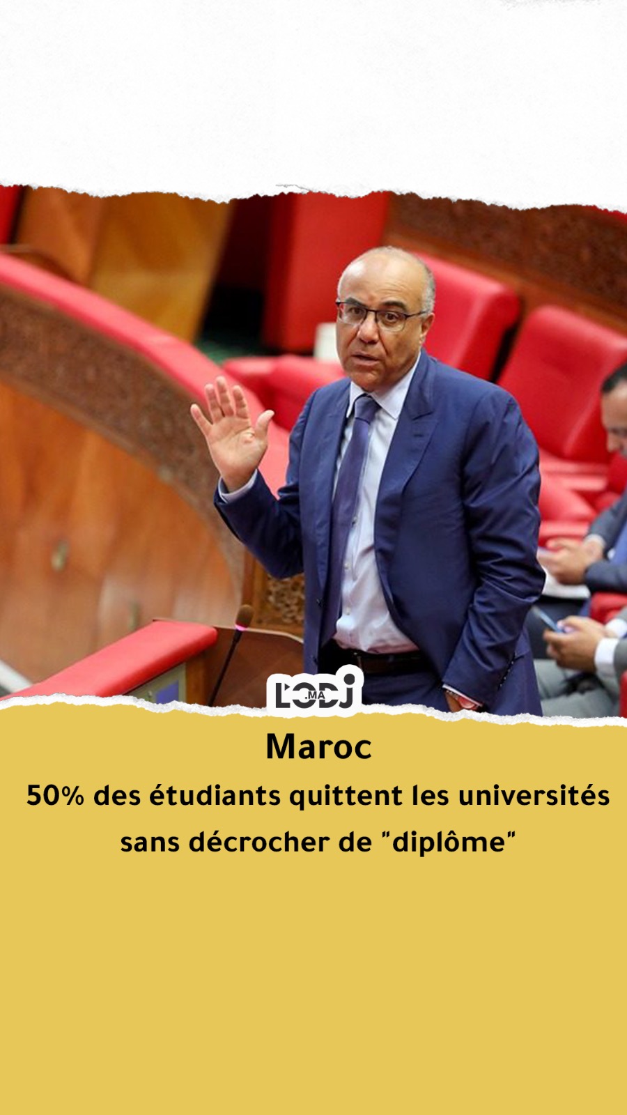 Maroc : 50% des étudiants quittent les universités sans décrocher de "diplôme"