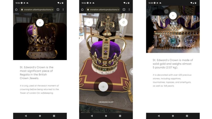 La couronne a été modélisée en 3D à l’échelle 1:1.©Benjamin Logerot / L'Éclaireur Fnac La couronne a été modélisée en 3D à l’échelle 1:1.©Benjamin Logerot / L'Éclaireur Fnac