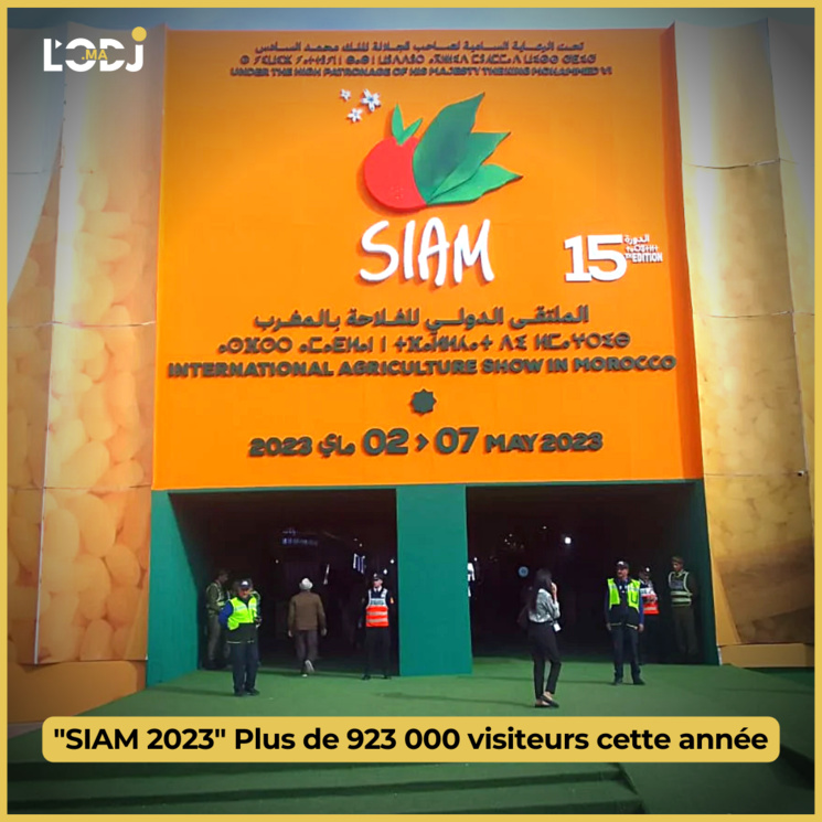 SIAM 2023: Plus de 923 000 visiteurs cette année SIAM 2023: Plus de 923 000 visiteurs cette année