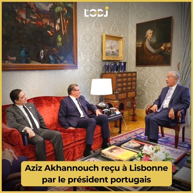 Aziz Akhannouch reçu à Lisbonne par le président portugais