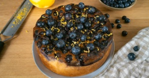 Gâteau aux myrtilles et au citron Gâteau aux myrtilles et au citron