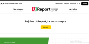 Lancement d'une plateforme d'engagement numérique des jeunes, baptisée U-Report Morocco Lancement d'une plateforme d'engagement numérique des jeunes, baptisée U-Report Morocco