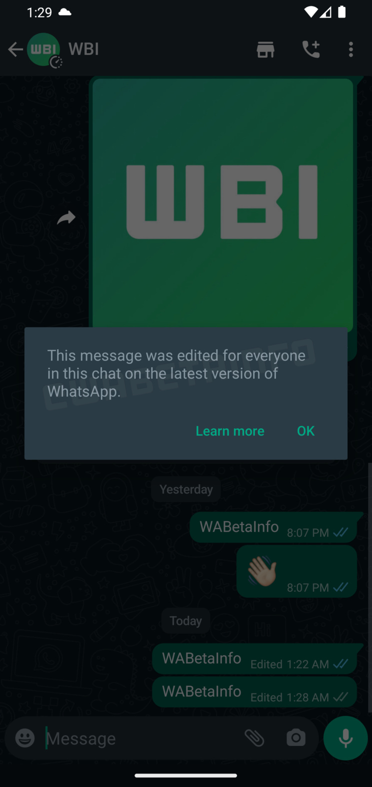 WhatsApp : la modification des messages envoyés arrive bientôt