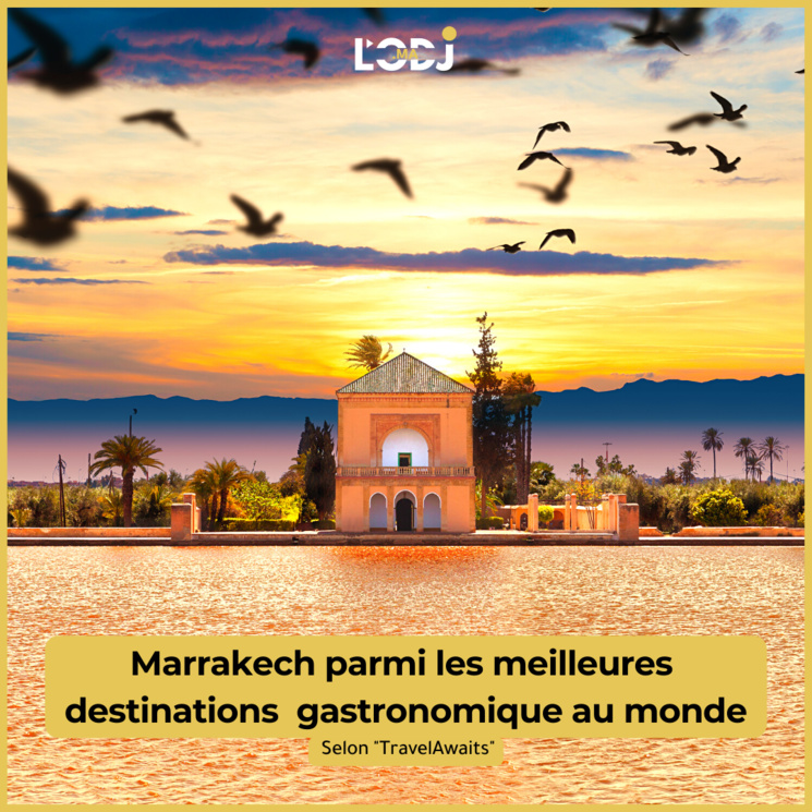 Marrakech parmi les meilleures destinations  gastronomique au monde