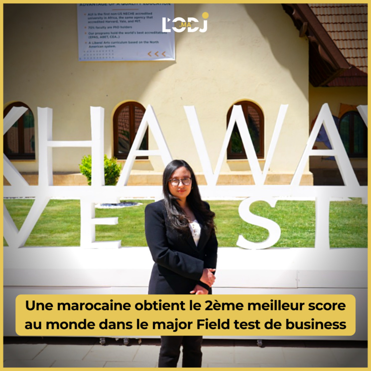 Une marocaine obtient le 2ème meilleur score au monde dans le major Field test de business