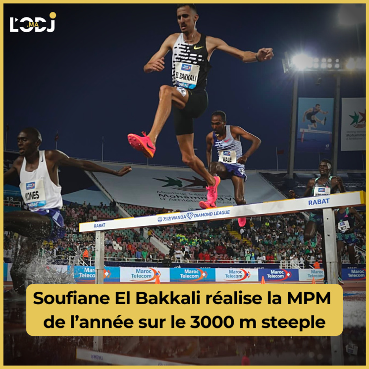 Soufiane El Bakkali réalise la MPM de l’année sur le 3000 m steeple Soufiane El Bakkali réalise la MPM de l’année sur le 3000 m steeple