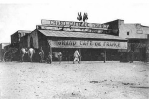 Café de France MARRAKECH en 1910 Café de France MARRAKECH en 1910