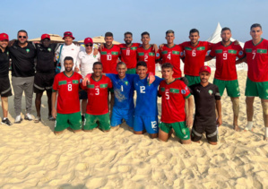 Jeux africains de plage (beach-soccer) : Les Lions de l'Atlas remportent l’or Jeux africains de plage (beach-soccer) : Les Lions de l'Atlas remportent l’or