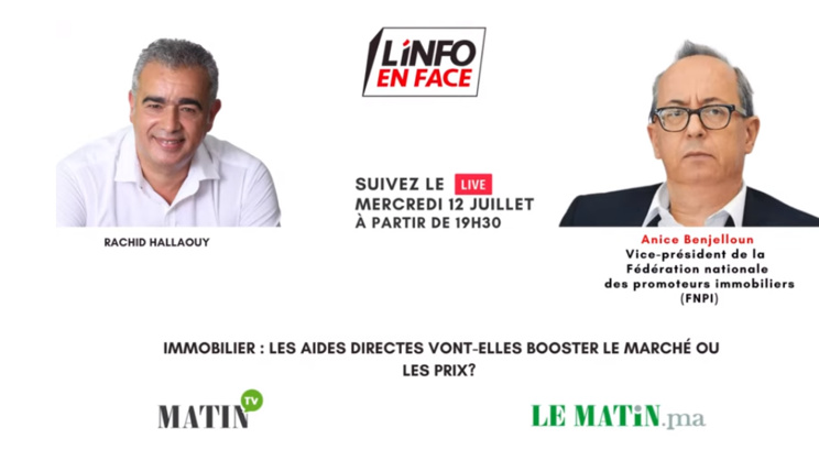L'Info en Face avec Anice Benjelloun L'Info en Face avec Anice Benjelloun