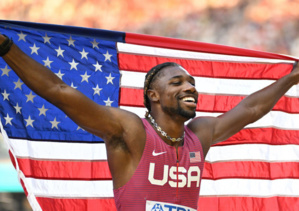 Mondiaux d'athlétisme : Noah Lyles étend son règne au 100 m Mondiaux d'athlétisme : Noah Lyles étend son règne au 100 m