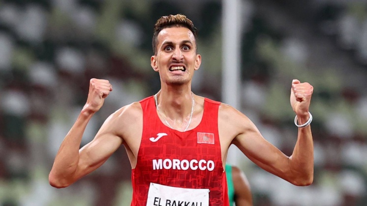 Soufiane El Bakkali seigneurial en Diamond League Soufiane El Bakkali seigneurial en Diamond League