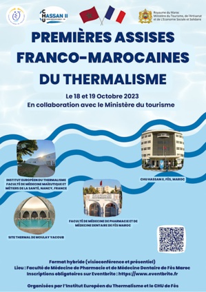 Première assise franco-marocaine du thermalisme