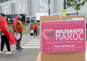 Séisme au Maroc : marée rouge et verte de solidarité avant le match des Lions de l'Atlas Séisme au Maroc : marée rouge et verte de solidarité avant le match des Lions de l'Atlas