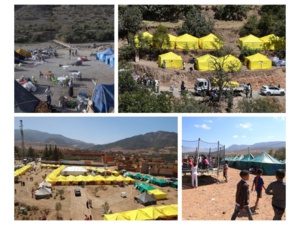 L’ensemble des citoyens touchés par le séisme mis à l’abri en cas d’intempéries L’ensemble des citoyens touchés par le séisme mis à l’abri en cas d’intempéries