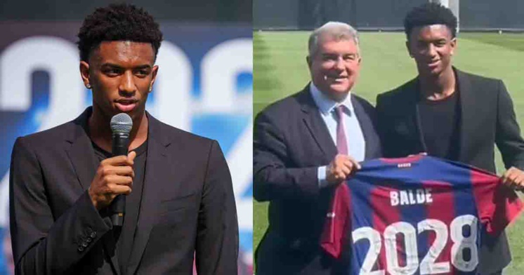 Balde : "Le rêve que j'avais depuis petit est devenu réalité" Balde : "Le rêve que j'avais depuis petit est devenu réalité"