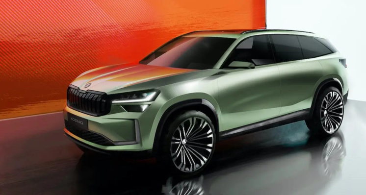 Skoda Kodiaq 2024 : design extérieur révélé