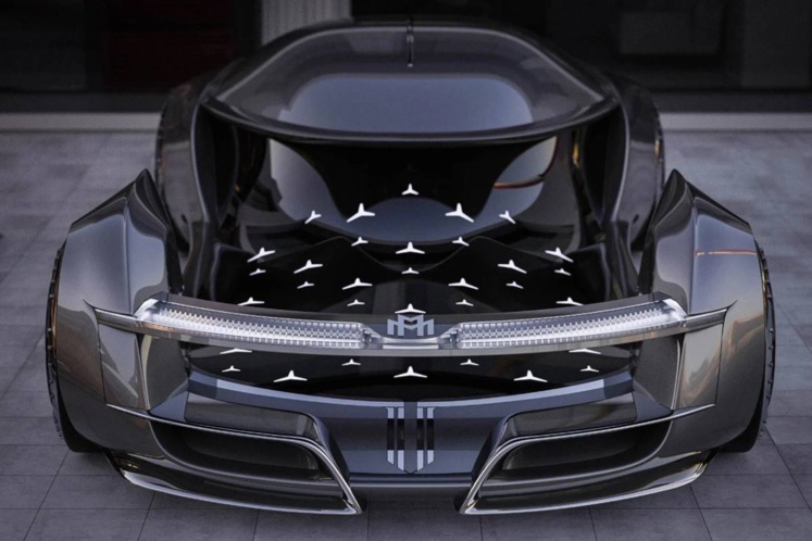 Mercedes-Maybach SHOWMATIC : un concept-car électrique et futuriste dédié à l'art Mercedes-Maybach SHOWMATIC : un concept-car électrique et futuriste dédié à l'art