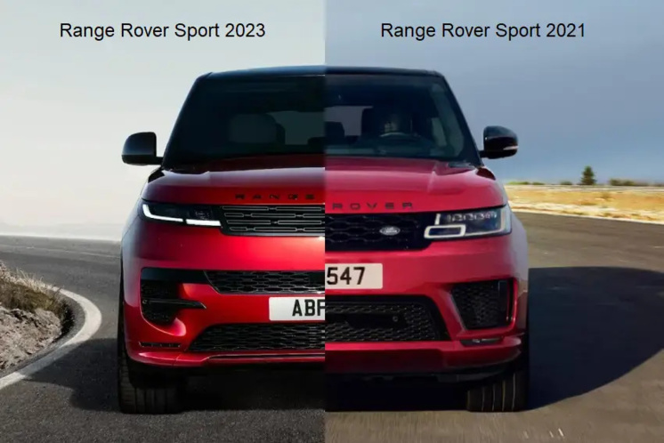 Range Rover Sport 2023 : évolution significative par rapport à 2021 Range Rover Sport 2023 : évolution significative par rapport à 2021