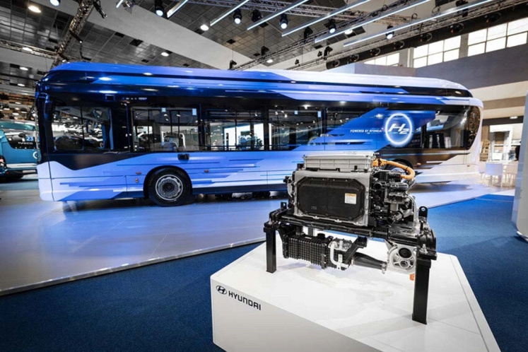 Le groupe Iveco et Hyundai dévoilent le nouveau bus urbain à hydrogène E-Y Le groupe Iveco et Hyundai dévoilent le nouveau bus urbain à hydrogène E-Y
