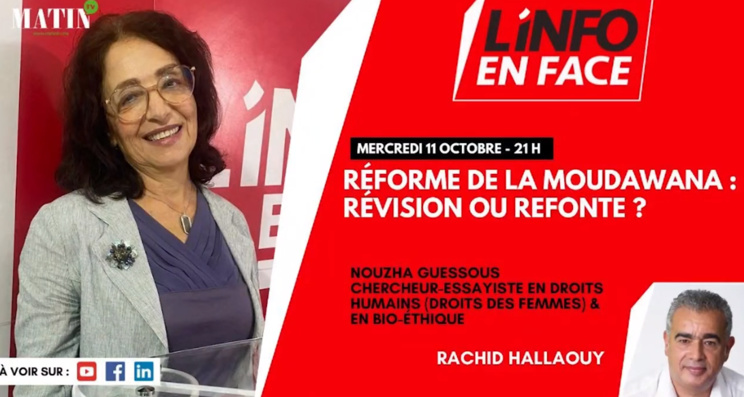 L'Info en Face avec Nouzha Guessous L'Info en Face avec Nouzha Guessous