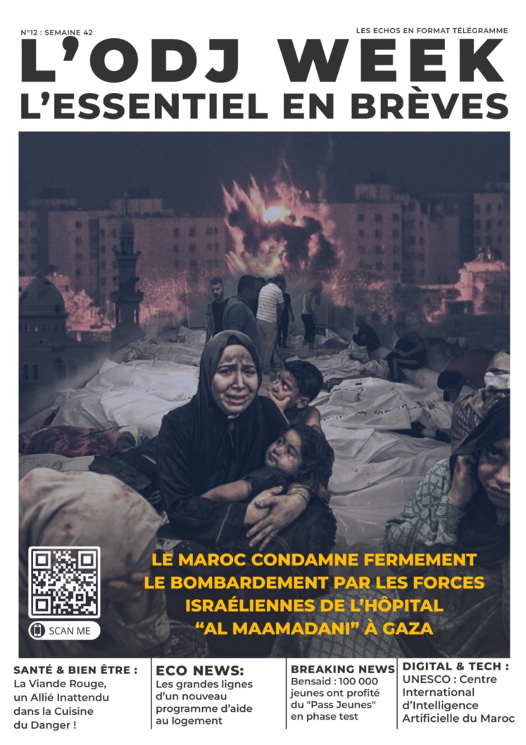 Parution demain de L'ODJ Week de cette semaine Parution demain de L'ODJ Week de cette semaine