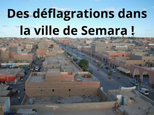 1 décès et 3 blessés suite à des déflagrations dans la ville de Semara 1 décès et 3 blessés suite à des déflagrations dans la ville de Semara